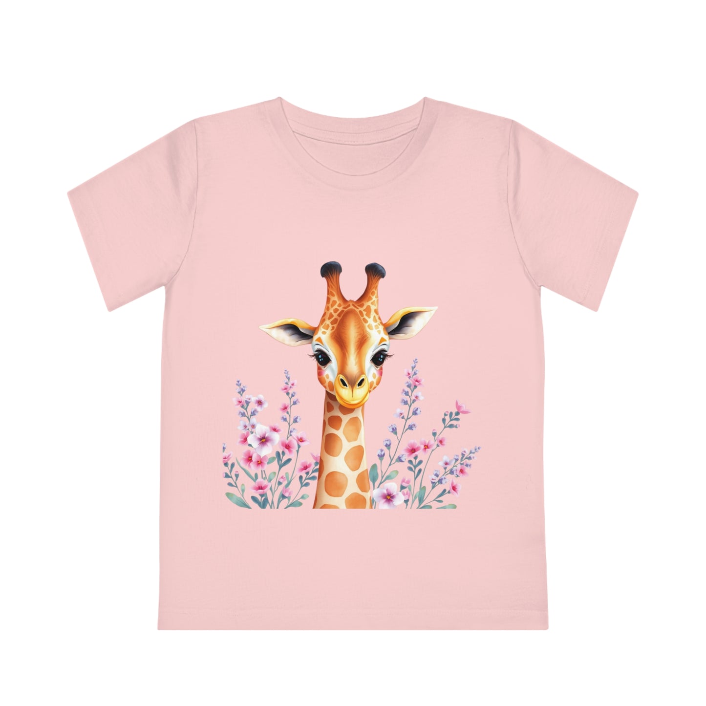 Giraffe Girl T-Shirt 100% Organic