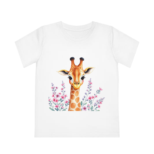 Giraffe Girl T-Shirt 100% Organic