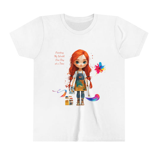 Colorful Dreams T-Shirt – Artistic Kids Tee for Creative Girls