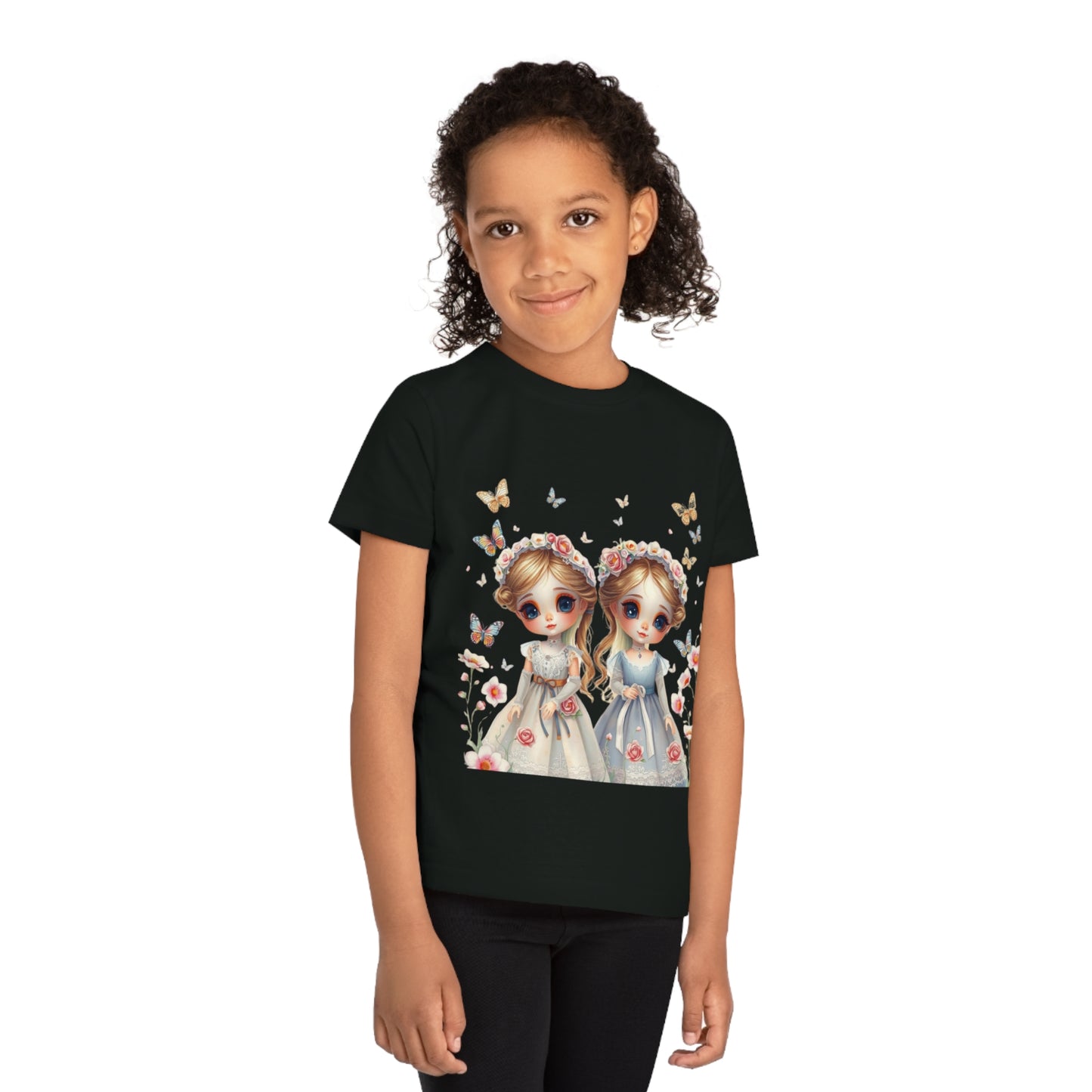 Watercolor Dolls T-Shirt 100% Organic