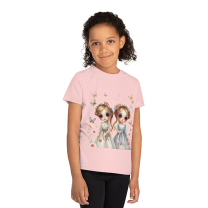 Watercolor Dolls T-Shirt 100% Organic