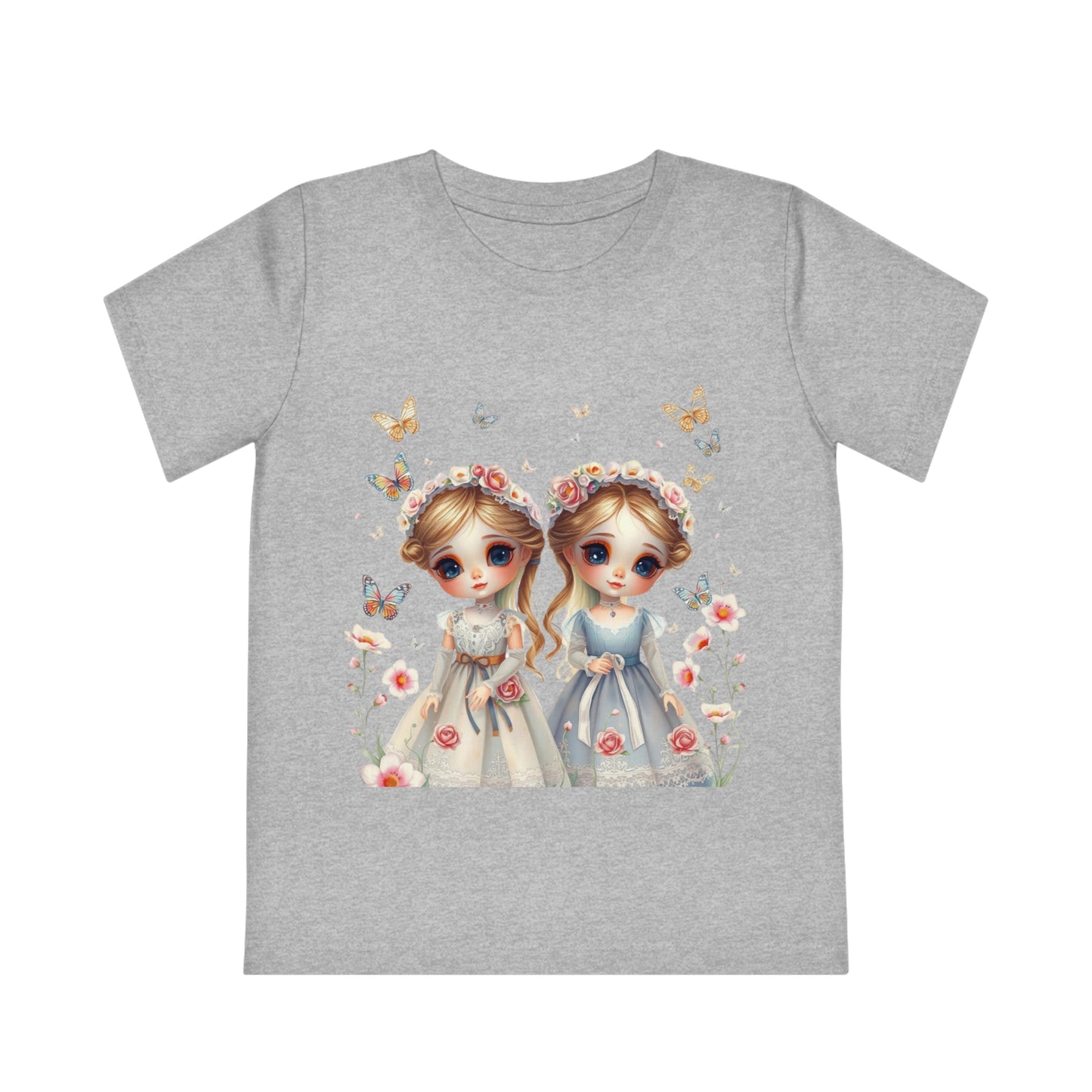 Watercolor Dolls T-Shirt 100% Organic