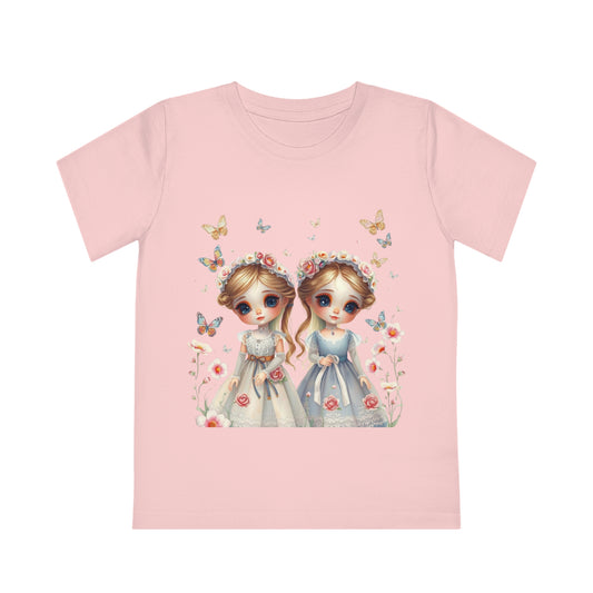 Watercolor Dolls T-Shirt 100% Organic