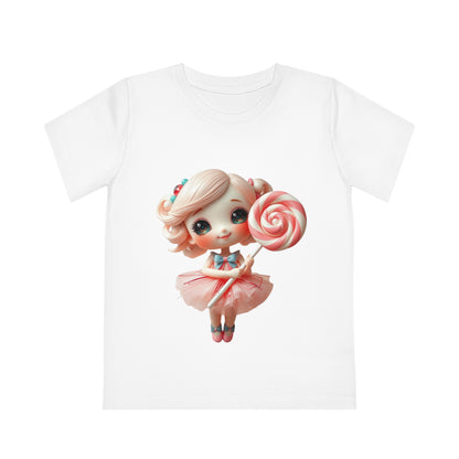 Lollipop Doll T-Shirt for Girls 100% Organic