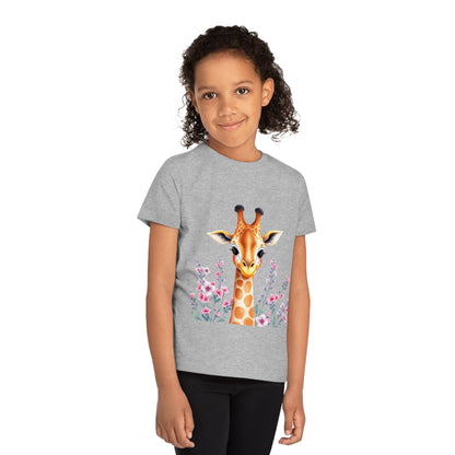 Giraffe Girl T-Shirt 100% Organic