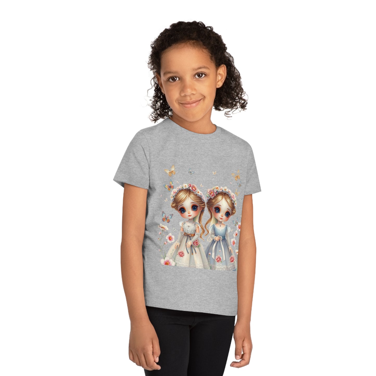 Watercolor Dolls T-Shirt 100% Organic