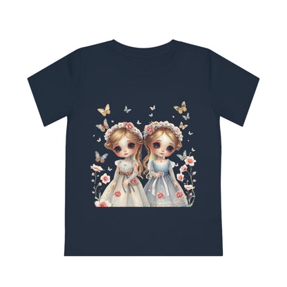 Watercolor Dolls T-Shirt 100% Organic