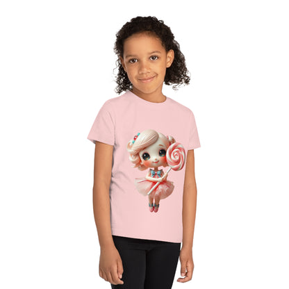 Lollipop Doll T-Shirt for Girls 100% Organic