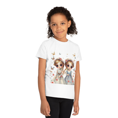 Watercolor Dolls T-Shirt 100% Organic