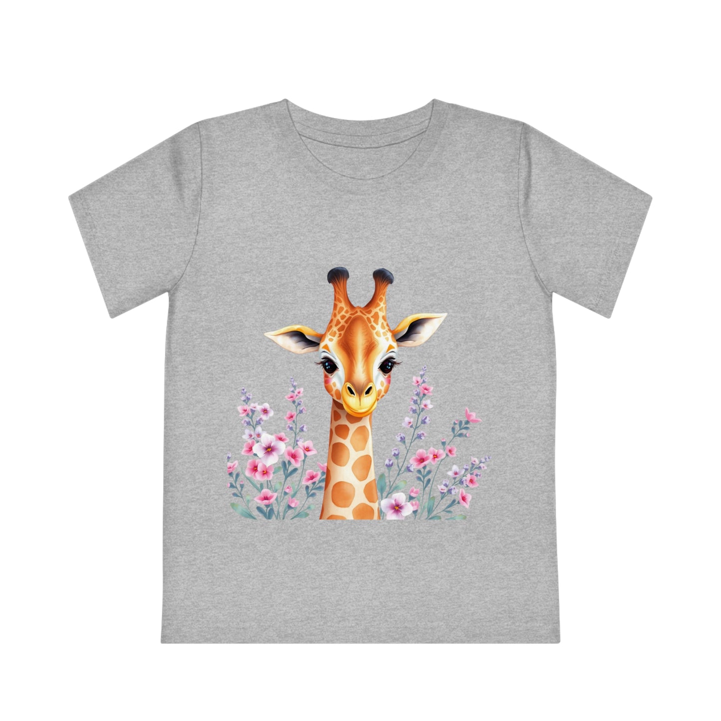 Giraffe Girl T-Shirt 100% Organic