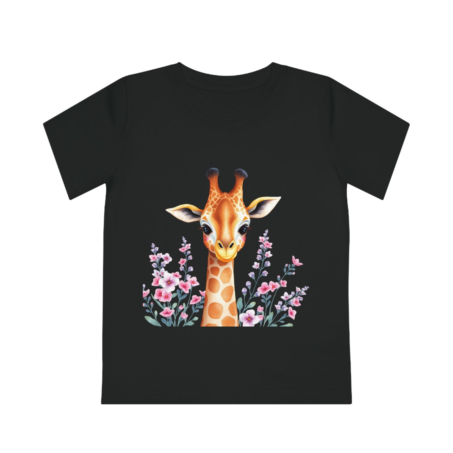 Giraffe Girl T-Shirt 100% Organic